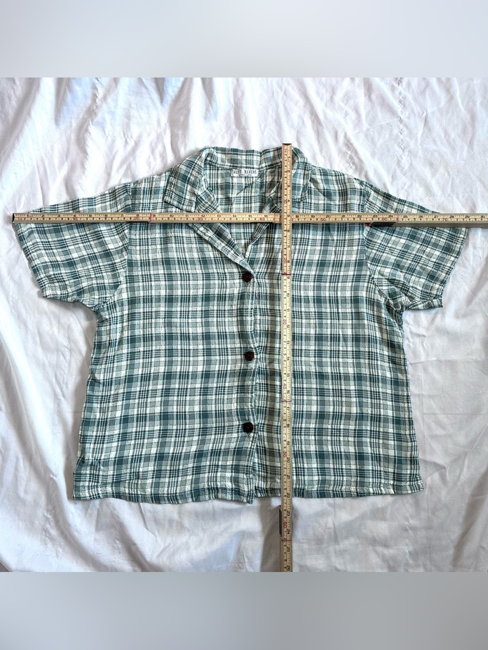 Vintage Russ Beren’s Flannel Top - Picture 2 of 6